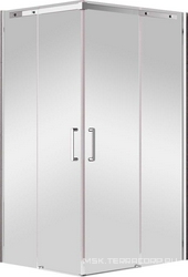 Душевой уголок 1000х1000хh2000мм, квадр., (стекло прозрачное 8мм Easy Clean, фурн.цв.хром), Dice ZZ