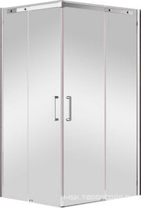 Душевой уголок 1000х1000хh2000мм, квадр., (стекло прозрачное 8мм Easy Clean, фурн.цв.хром),  ZZ Vincea Dice VSS-4D100CL