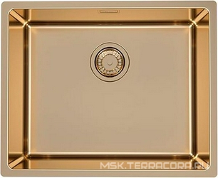Мойка кухонная Alveus Kombino Monarch 50 бронза, встраиваемая сверху| 44x54x19