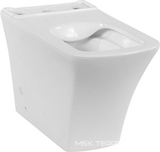 Чаша напольного, безободкового унитаза, (крепеж к полу в компл.),  ZZ BelBagno Marmi BB052CPR