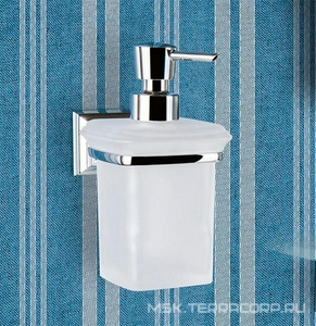 Дозатор настенный, (стекло матовое, креплен. цв.хром)  Colombo Portofino B9325