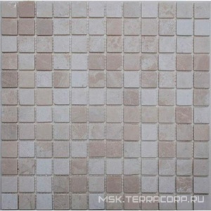 Мозаика Спектр-М Натуральный камень Мозаика из камня на сетке М20-145-23Т ZZ |30.5x30.5