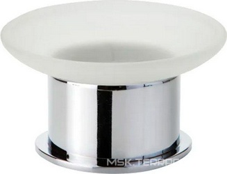Мыльница настольная, (цв. хром / матовое стекло), Omega ZZ