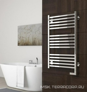 Полотенцесушитель " 2.0" 1000*500 мм, электрический, пульт управления справа, цв. черный матовый ZZ Сунержа Модус 31-5601-1050