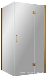 Душевое ограждение AFP-Fis, 90*120*1900 мм, ПРАВОЕ профиль бронза, стекло бронза,  ZZ