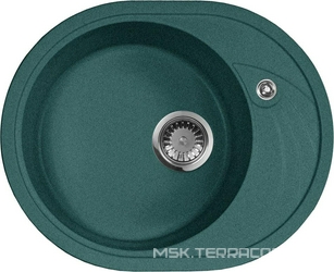 Мойка кухонная AquaGranitEx M-18l зеленая| 46x57x18