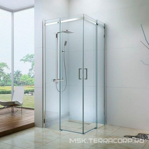 Душевое ограждение Melita 100х100 см, хром сильвер ZZ Berges Универсал 061024