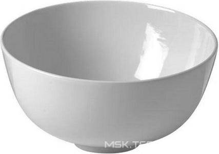 Раковина накладная на столешницу, круглая, 460х460хh290мм, без отв.д/смесит., без перелива,  ZZ Kerasan Ciotola 430401