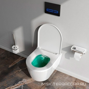 Подвесной унитаз c крышкой-сиденьем микролифт, белый AMPM FUNC C8F1700SC