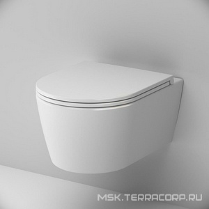 Подвесной унитаз c крышкой-сиденьем микролифт, белый AMPM FUNC C8F1700SC