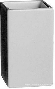 Стакан 7х7хh12см, настенный (матовая белая керамика),  ZZ Fantini Young 96 P3 7602