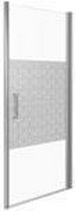 Дверь для душа "" 900хh1850 мм (стекло прозрач. с рисунком, универсальная левая/правая) ZZ Good Door FANTASY ФА00001