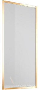 Душевая шторка на ванну, стационарная, правая/левая, 700хh1400мм, (профиль цв.золото, стекло прозрачное 5мм), Vincea ZZ Vincea Универсал VSB-41700CLG