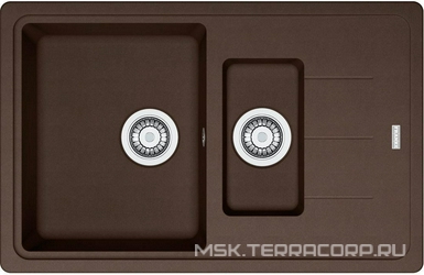 Мойка кухонная Franke Basis BFG 651 шоколад| 50x97x20