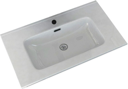 Раковина из искусственного мрамора, 101x46x2,5см, c 1 отв.д/смесит., Cezares ZZ Cezares Универсал 50170