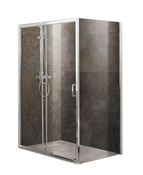 UNIQUE-AH-1-120/135-80-C-Cr Душевой уголок | ZZ