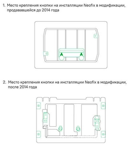 Клавиша двойного смыва, цвет белый мрамор ZZ Iddis On-X ONX01W0i77