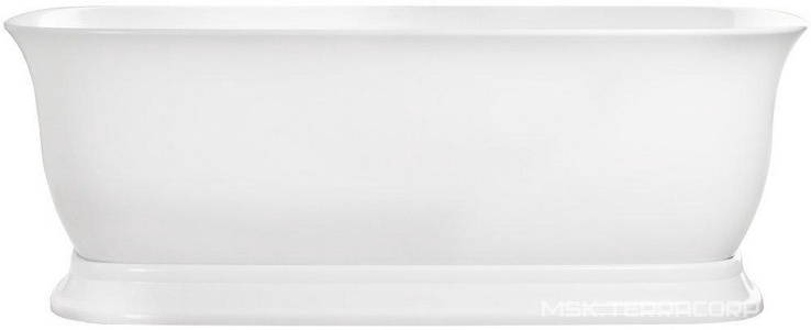 Ванна 1700x800xh600мм, акрил, отдельностоящая, слив-перелив цв.хром в комплекте, BelBagno ZZ BelBagno Универсал BB400-1700-800