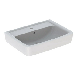 Раковина 650х480хh120мм, подвесная / накладная, с 1 отв.д/смесит., с переливом, (без креплений), Renova Plan XX