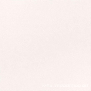 Керамогранит для пола и стены Уральский гранит Уральские фасады Грес Уральский UF001А белый моноколор антискользящий 60x60 UF001AR