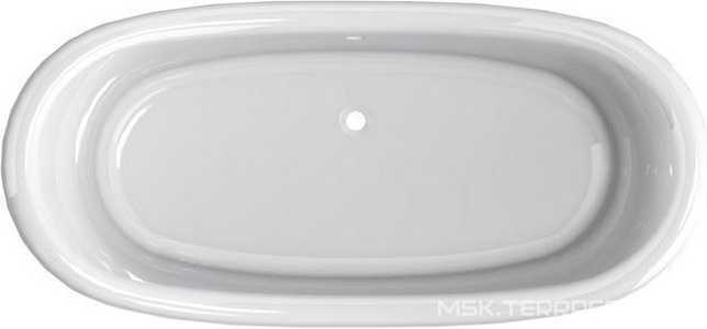 Ванна отдельностоящая 1890x870xh758мм, без слива-перелива, литой мрамор цв.белый глянец., Мальборо ZZ Астра-Форм мальборо Ванна Мальборо