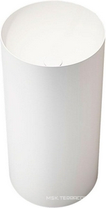 Раковина напольная 400х400х850мм, без отверстия для смесителя, без перелива, (иск.камень Solid Surface цв.белый мат), Vincea ZZ Vincea Раковины VBS-6SP01MW