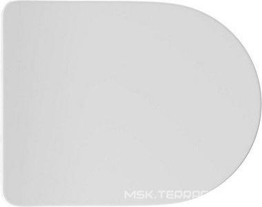 Сиденье для унитаза, с микролифтом, (цв.белый глянец), Ovo / Cone ZZ Aqueduto Универсал OVO/CON0410