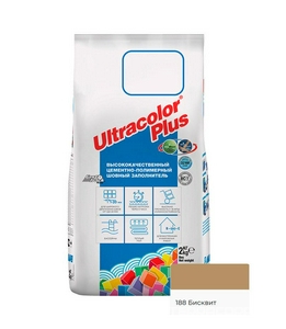   затирка д/швов N188/2кг (Бисквит) Mapei ULTRACOLOR PLUS 60018802А