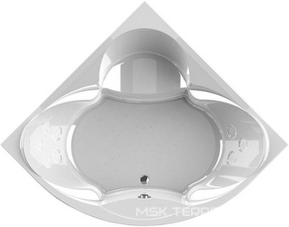 Ванна г/м"ФИЛАДЕЛЬФИЯ-CHROME",1680х1680, ГМ4"Магнус",СМ8(5 "Магнус"+3 микроф.),АМ10,хромотер. с пульт (2 лам.),фронт.пан.,контрол.200,молдинг,смес./из