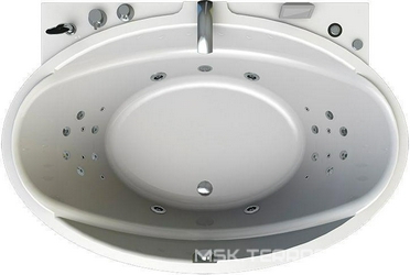 Акриловая ванна Radomir Лагуна Специальный Chrome 185x124 с пультом| 185x124x50