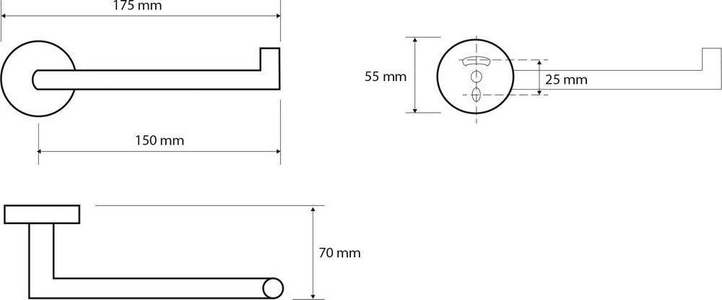 Держатель для т/б, Правый, (цв.белый матовый),  ZZ Bemeta White 104212034