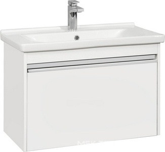 Тумба подвесная 80 см, БЕЗ раковины Миранда 1WH302251, цв. белый Aquaton Капри 1A230201KP010