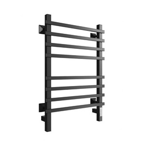 Полотенцесушитель электрический 80х50 см, скрытый монтаж, цв. черный матовый KL Двин N plaza 4657771771958