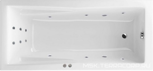 Акриловая ванна Excellent Palace Line 180x80| 179x80x47