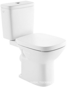 Чаша унитаза , 65,5х35,5х40 см без крышки и бачка, универсальный выпуск, цвет белый ZZ Roca Debba 7.3429.9.700.Y  /34299700Y