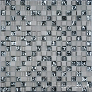 Мозаика Спектр-М Микс стекло Мозаика из стекла на сетке SK10-188 ZZ 30x30