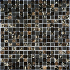 Мозаика Спектр-М Микс стекло Мозаика из стекла на сетке SK10-191 ZZ 30x30