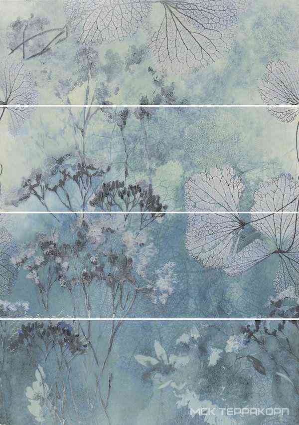 Deco Pearl Dream Turquoise Set B (4 pz) ZZ| 31,6x90