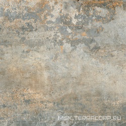 Rusty Metal Silver Luxglass 120x120 Rec.