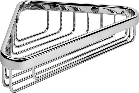 Полочка-решетка угловая 20хh4.5см (цв.хром),  ZZ Colombo Basic B2732
