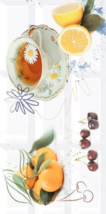 Декор Azori Вог Декор VOGUE Morning 3 40,5х20,1 583012021