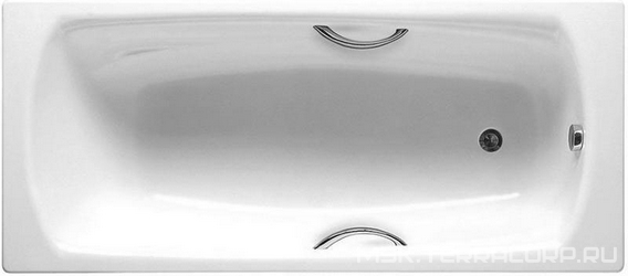 Стальная ванна Roca Swing 170 см| 170x75x43