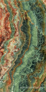 Керамогранит для пола и стены Sant Agostino Star  Onyx Emerald 90180 Kry (п.п.) 90x180 CSASOEMK18