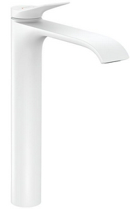 Смеситель для раковины, 250, высокий, с д/к, (цв.белый матовый),  ZZ Hansgrohe Vivenis 75040700