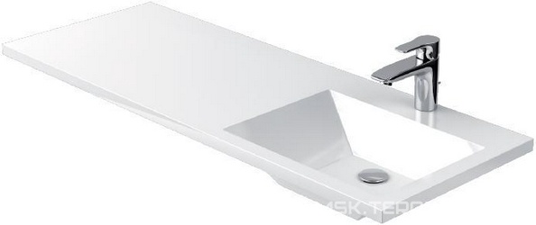 Раковина Цвет и Стиль Гриджио 115 R| 115x11x42