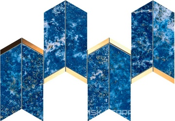Marvel Chevron Ultramarine Mosaico ZZ 17x41,4