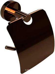 Держатель для т/б, с крышкой, (цв. медное золото глянец),  ZZ Bemeta Coral 158112012