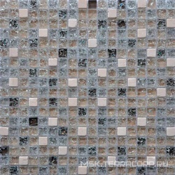 Мозаика Glass GS100B (чип 15х15мм)ZZ|30x30