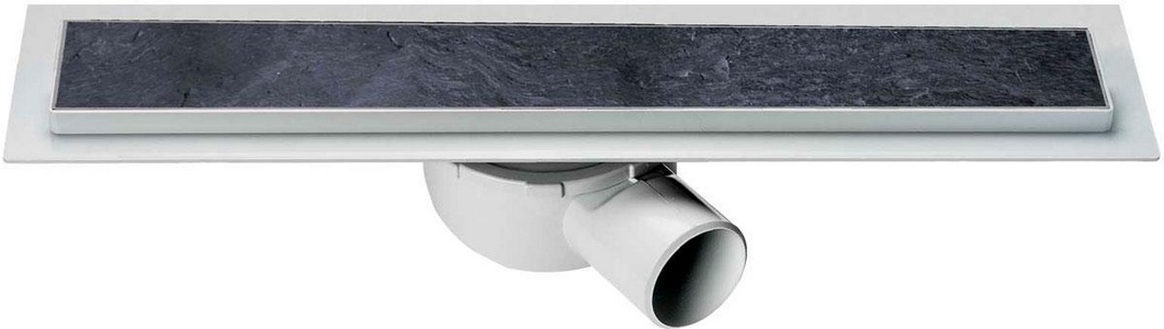 Душевой лоток 800 мм, пропускн.спос-ть 48 л/мин, с решеткой под плитку, (цв.нерж.сталь),  ZZ Vincea Say Almira-S SAY.602.80.S.U