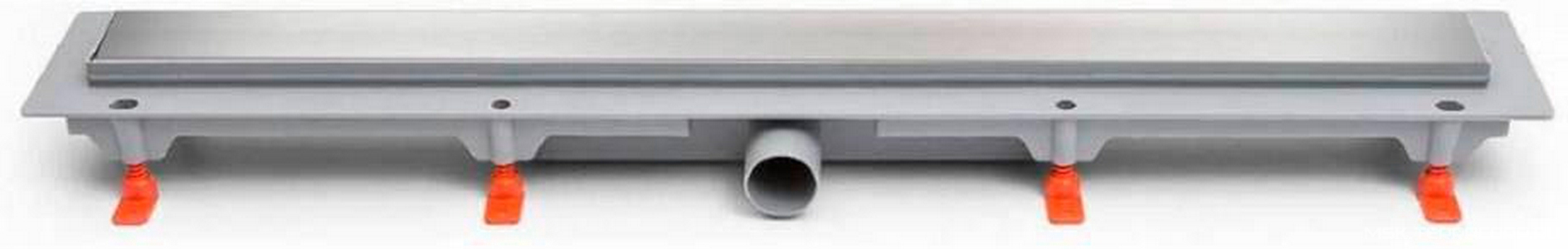 Водоотводящий желоб 750 мм KLASIK, с решеткой под плитку (стальная окантовка) ZZ Veconi Универсал V750KN